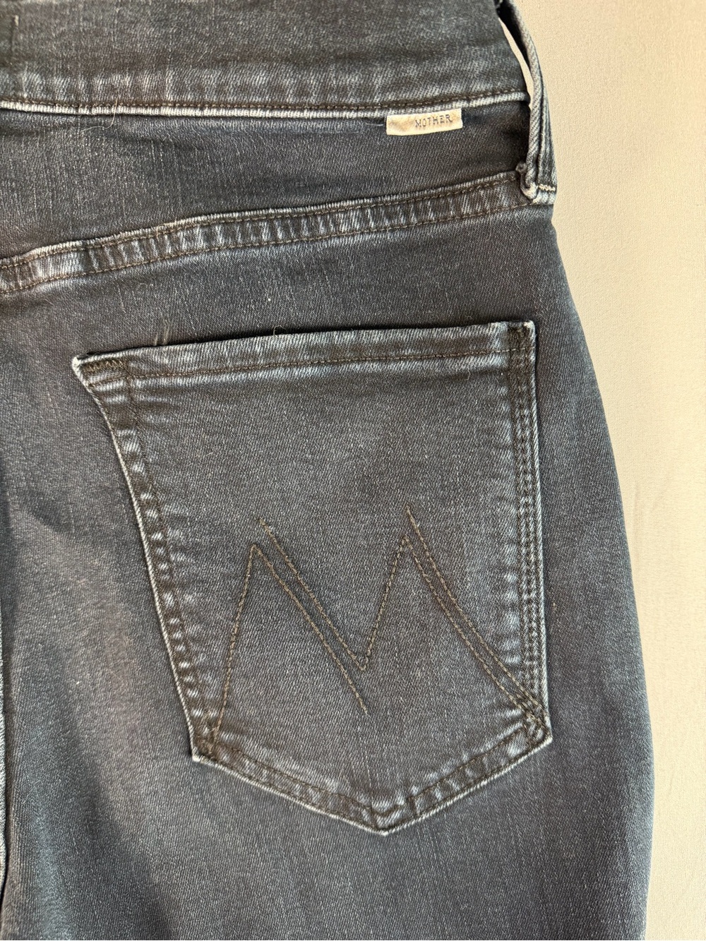MOTHER Mid-Rise Rambler Zip Ankle Dark Wash Size 31 - Picture 13 of 16